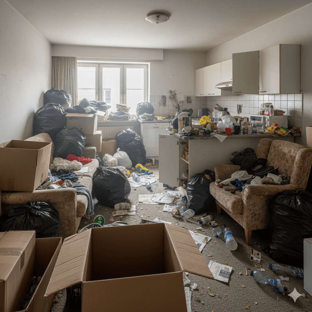 Messie Wohnung entrümpeln Berlin – diskret und professionell